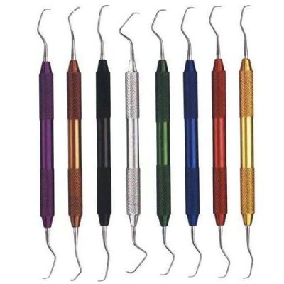 Gracey set Standard colorful, Dental gracey set