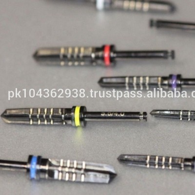 Black Titanium Coated Implant Drills